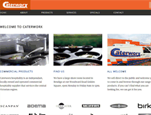 Tablet Screenshot of caterworx.com.au